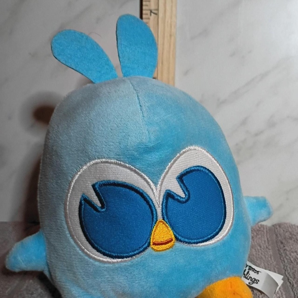 Blue Angry Birds Hatchlings plush toy
